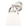6_Z-Lite Z-Studio 12 3/4" High Ivory and Brushed Nickel Wall Sconce more views