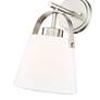 7_Z-Lite Z-Studio 12 3/4" High Ivory and Brushed Nickel Wall Sconce more views
