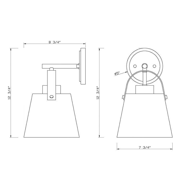 Image 7 Z-Lite Z-Studio 12 3/4" High Ivory and Brushed Nickel Wall Sconce more views