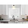 4_Z-Lite Z-Studio 12 3/4" High Ivory and Matte Black Wall Sconce more views