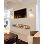 4_Z-Lite Z-Studio 12 3/4" High Matte White and Nickel Wall Sconce more views