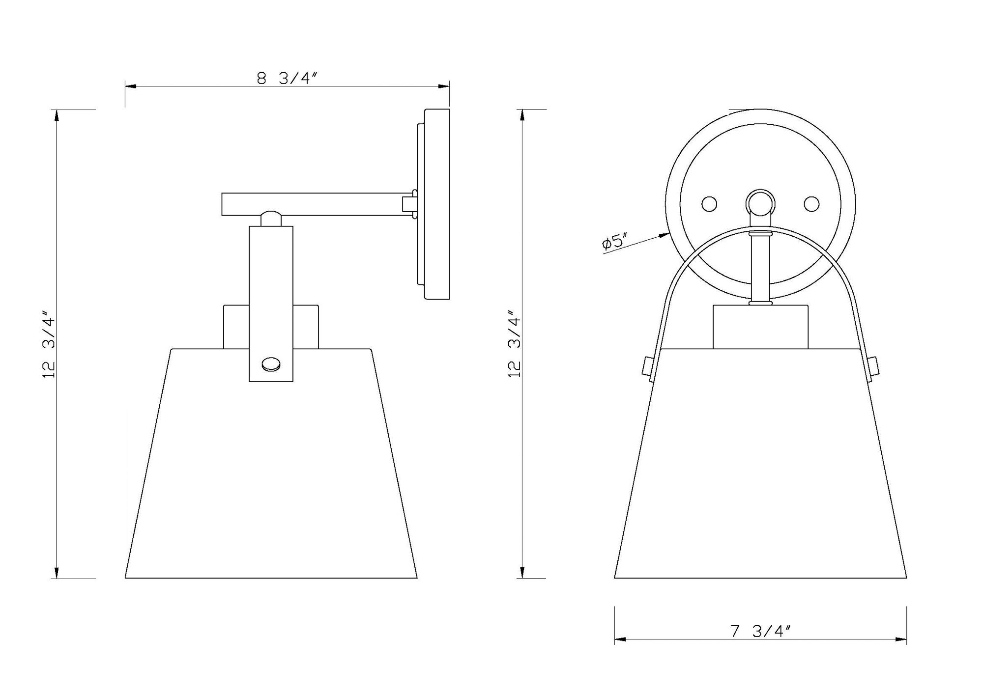 Z-Lite Z-Studio 12 3/4" High Matte White and Nickel Wall Sconce