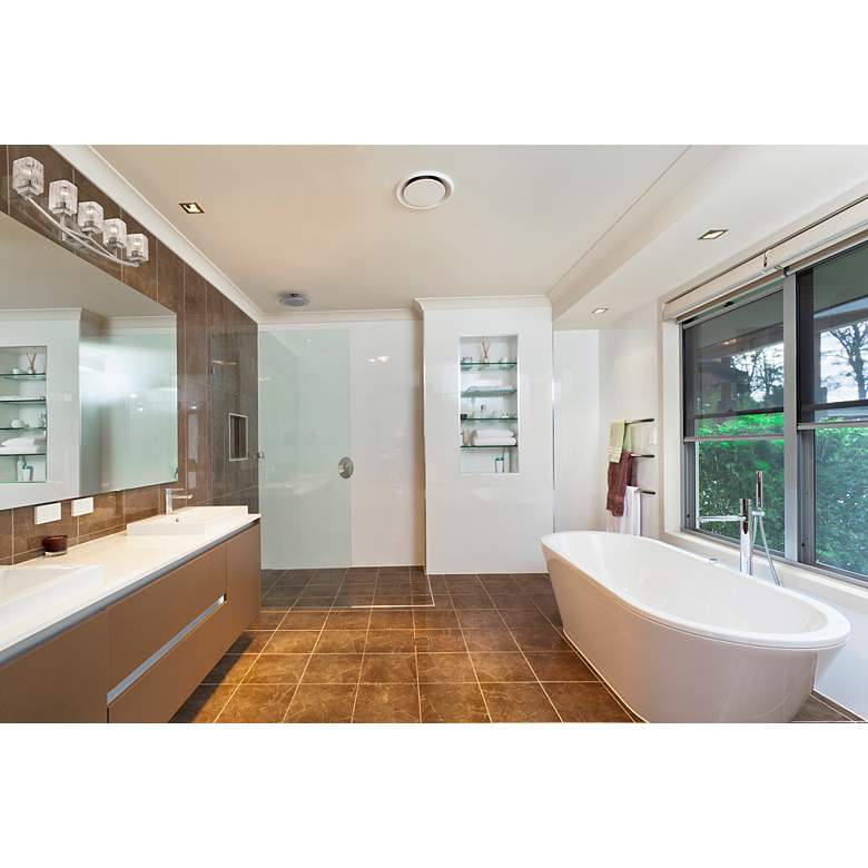 Image 2 Z-Lite Zaid 40" Wide Brushed Nickel 5-Light Bath Light more views