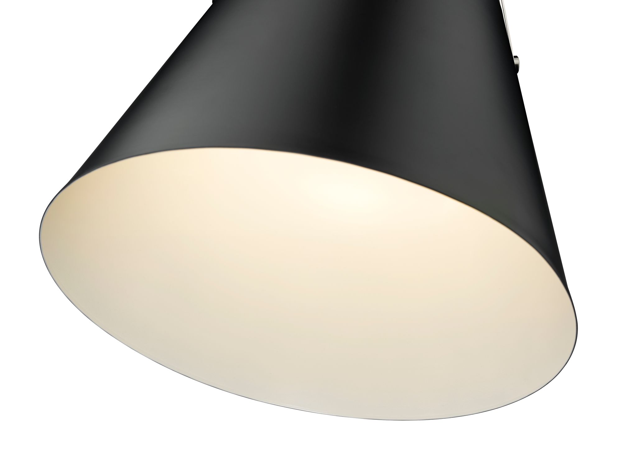 Image 6 Z-Studio 12 1/2" Wide Brushed Nickel and Black Pendant Light more views