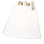 7_Z-Studio 12 1/2" Wide Brushed Nickel Conical Pendant Light more views