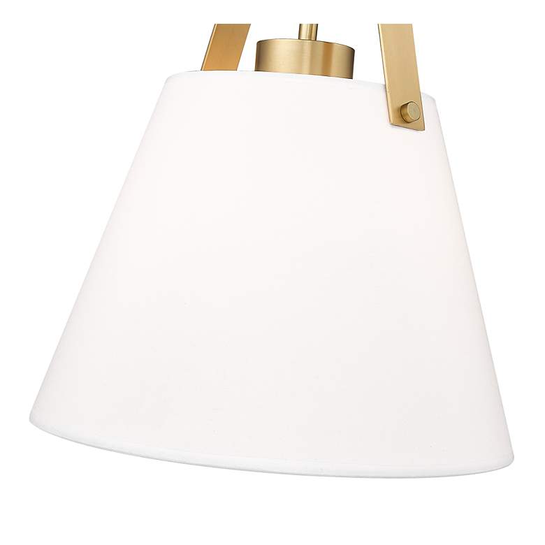 Image 7 Z-Studio 12 1/2" Wide Heritage Brass Pendant Light more views