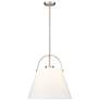 3_Z-Studio 18" Wide Brushed Nickel Pendant Light