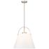 Z-Studio 18" Wide Brushed Nickel Pendant Light