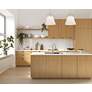 4_Z-Studio 18" Wide Brushed Nickel Pendant Light more views