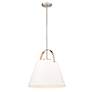 7_Z-Studio 18" Wide Brushed Nickel Pendant Light more views