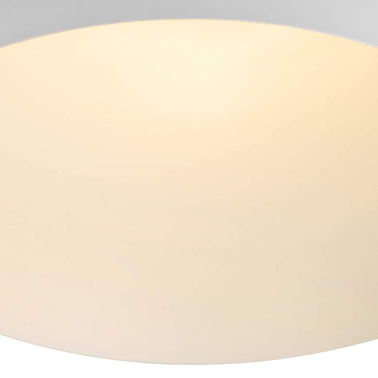 Image 3 Z-Studio 18" Wide Heritage Brass and White Pendant Light more views
