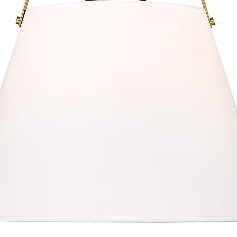 Image 2 Z-Studio 18" Wide Heritage Brass Cone Pendant Light more views