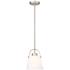 Z-Studio 8" Wide Brushed Nickel Mini Pendant
