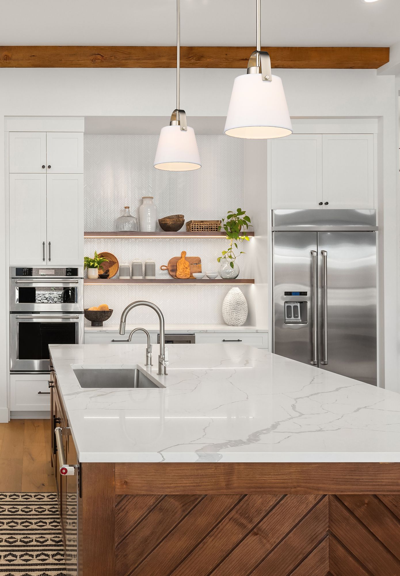 Image 3 Z-Studio 8" Wide Brushed Nickel Mini Pendant more views