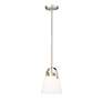 5_Z-Studio 8" Wide Brushed Nickel Mini Pendant more views