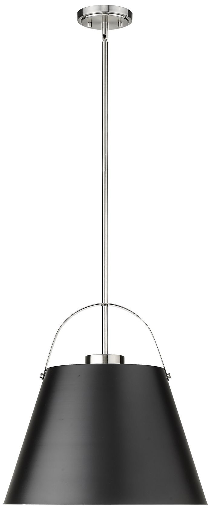 Image 4 Z-Studio by Z-Lite Matte Black + Brushed Nickel 18 inch 1 Light Pendant more views