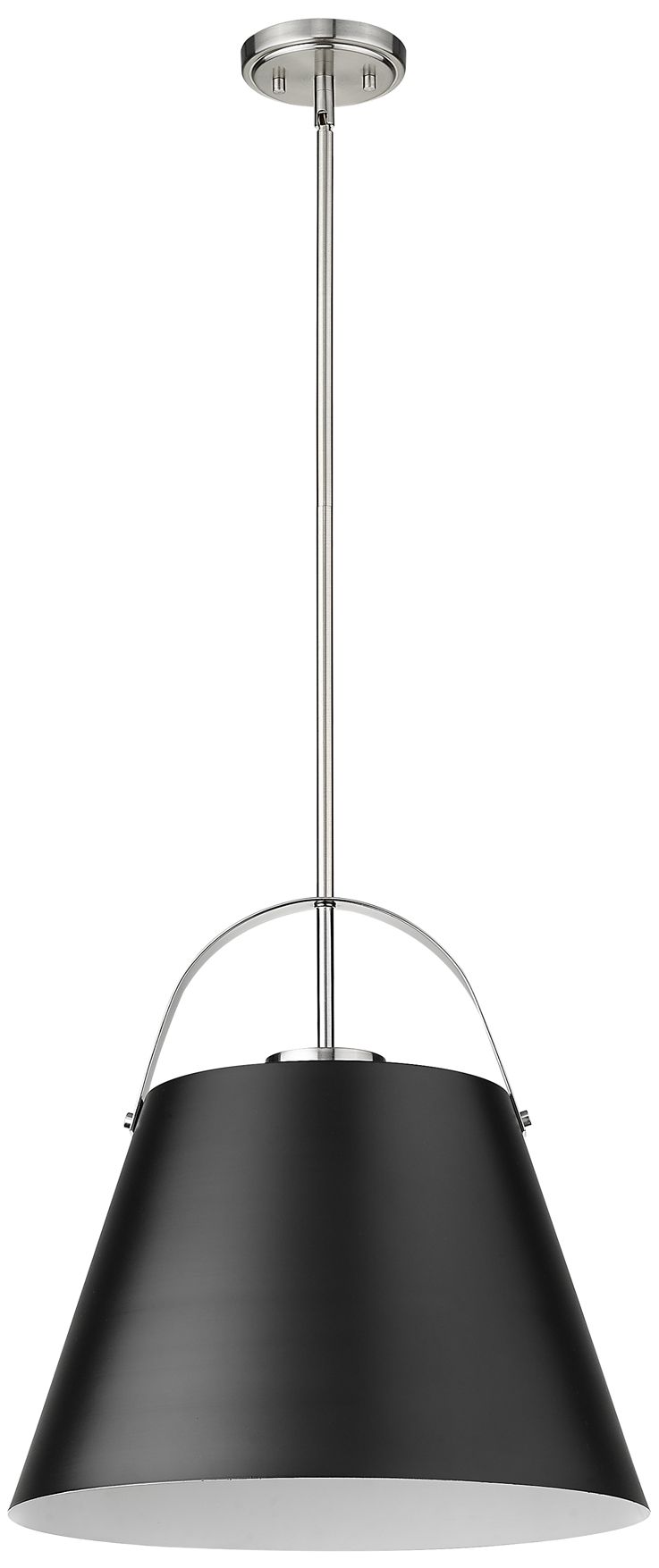 Image 7 Z-Studio by Z-Lite Matte Black + Brushed Nickel 18 inch 1 Light Pendant more views