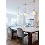4_Z-Studio Linen Pendant by Z-Lite Heritage Brass 1 Light Mini Pendant more views