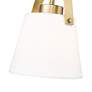7_Z-Studio Linen Pendant by Z-Lite Heritage Brass 1 Light Mini Pendant more views