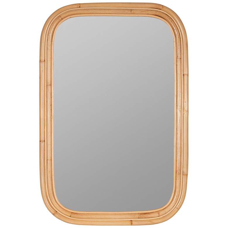 Image 2 Zabel Natural 24 1/2 inch x 36 1/4 inch Rectangular Wall Mirror