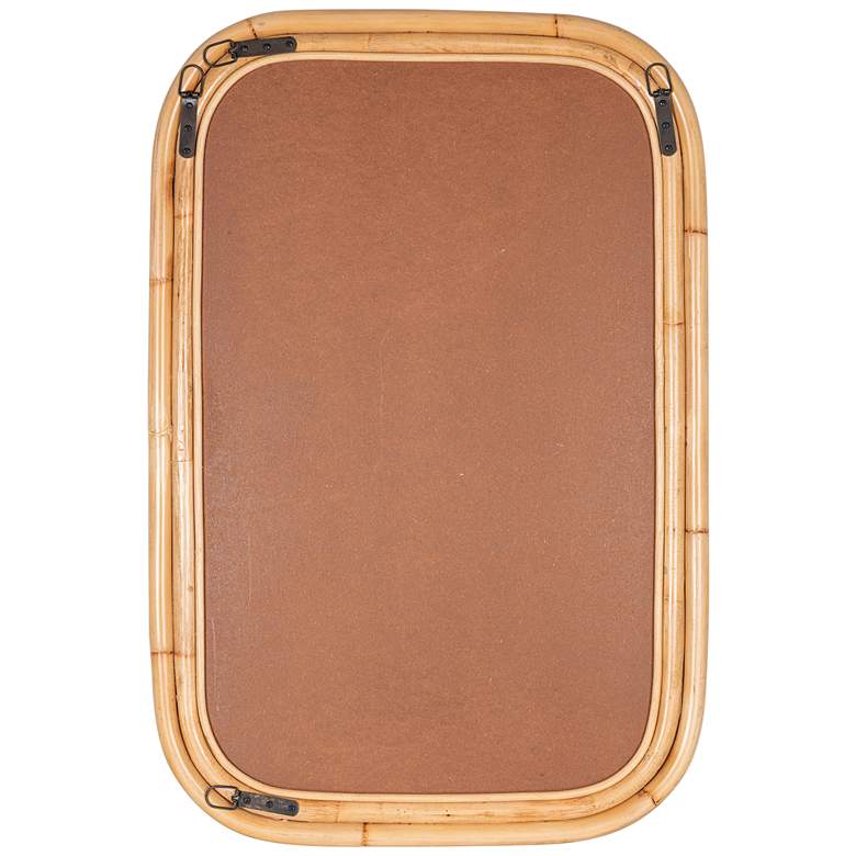 Image 4 Zabel Natural 24 1/2" x 36 1/4" Rectangular Wall Mirror more views