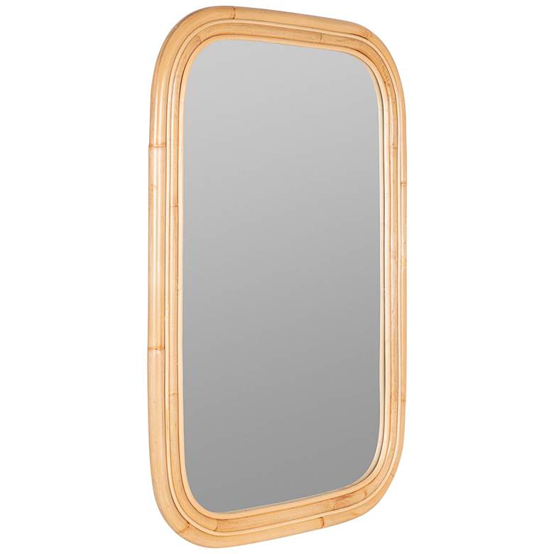 Image 5 Zabel Natural 24 1/2 inch x 36 1/4 inch Rectangular Wall Mirror more views