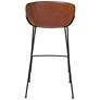 5_Zach 30" Dark Brown Leatherette Bar Stool more views