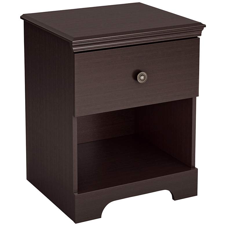 Image 1 Zach Collection Chocolate Night Stand