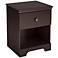 Zach Collection Chocolate Night Stand