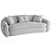Zachery Merino Cotton Curved Stationary Sofa