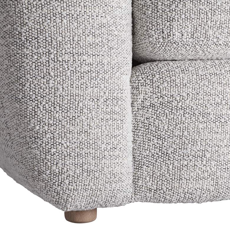 Image 7 Zachery Merino Cotton Curved Stationary Sofa more views