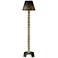 Zadie Washed Wood Rustic Floor Lamp