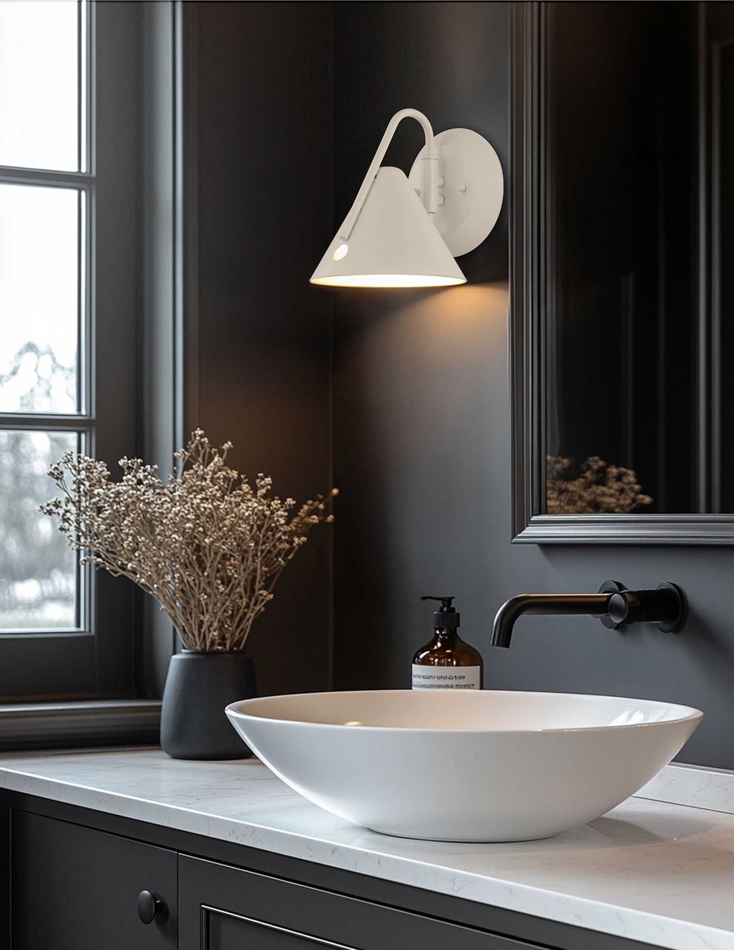 Zag 7.75" High White LED Wall Sconce