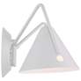 Thumbnail4 of Zag 8" High 2 Light Matte White LED Wall Sconce more views