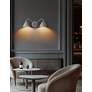 7_Zag 8" High 2 Light Matte White LED Wall Sconce more views