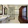 2_Zaid 8 1/4" High Brushed Nickel Wall Sconce more views