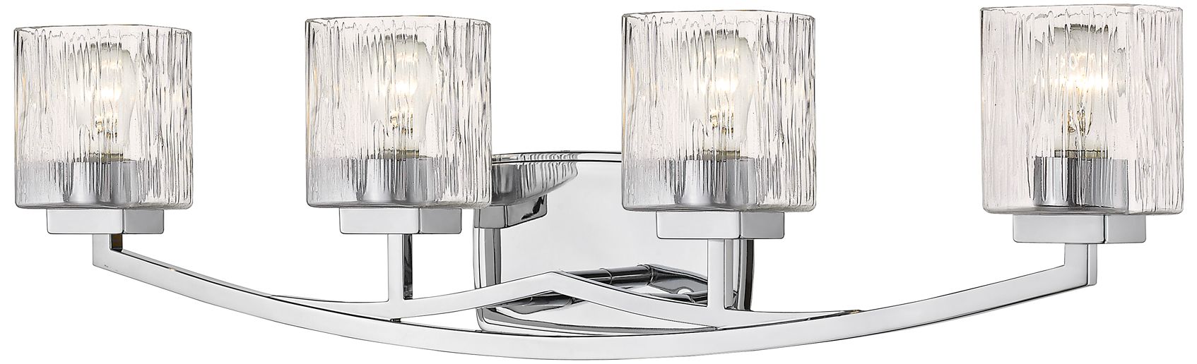 Zaid by Z-Lite Chrome 32 inch 4 Light Vanity