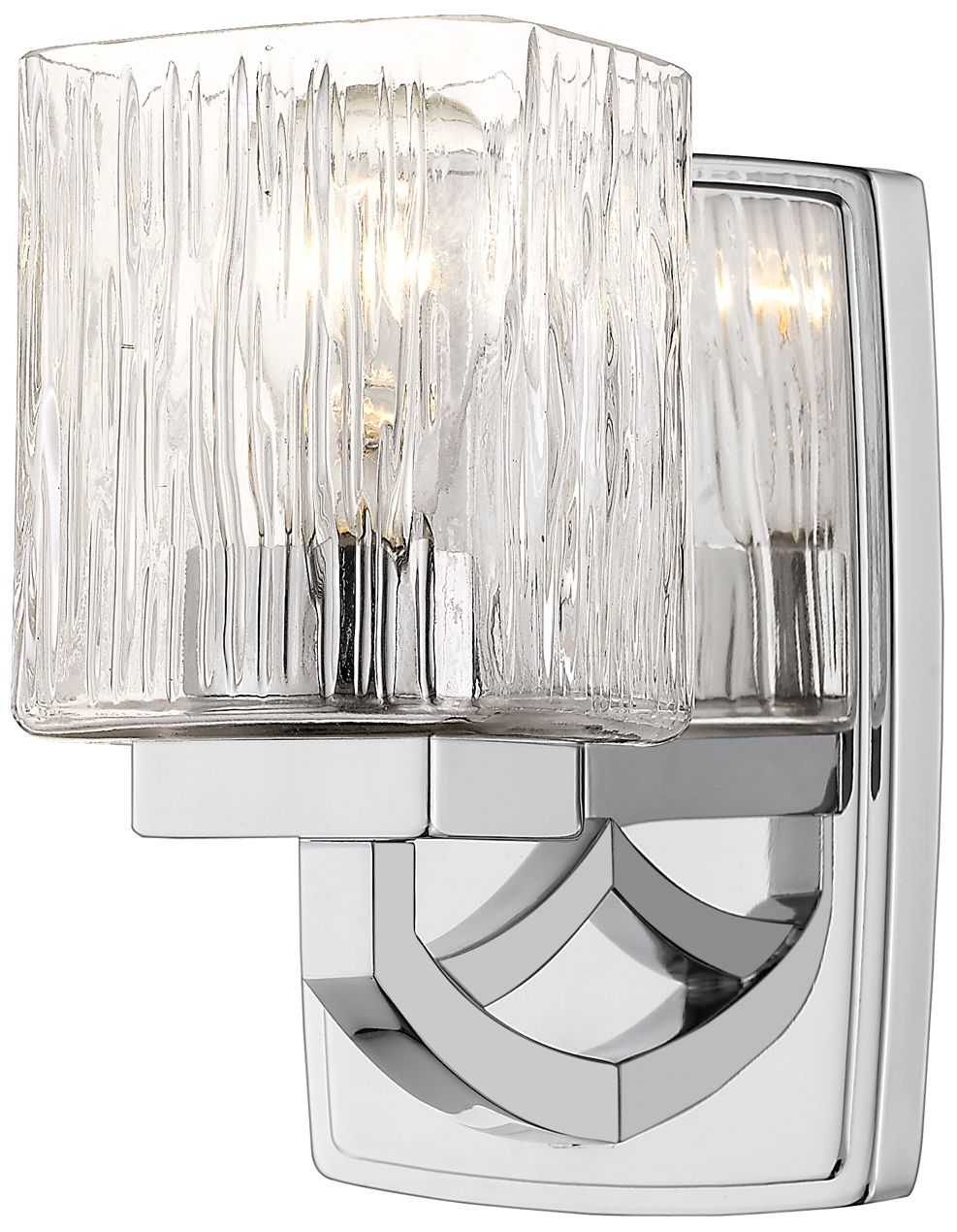 Zaid by Z-Lite Chrome 5 inch 1 Light Wall Sconce
