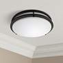 Zaire Bronze 10" Wide Flushmount LED Ceiling Light