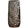 Zaire Charcoal 29" High Chemical Ceramic Vase