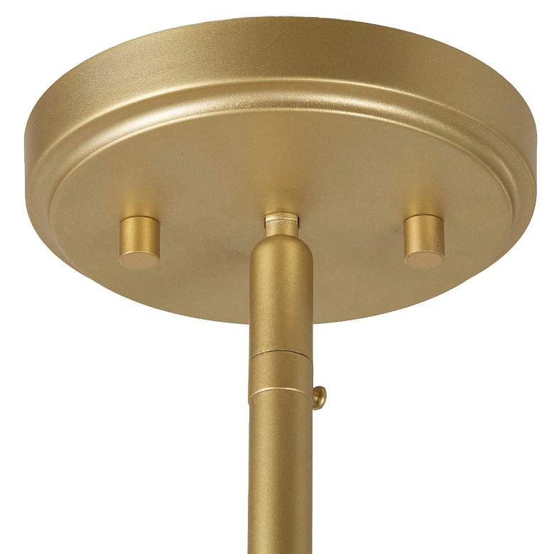 Image 4 Zale 24 3/4" Wide Gold Metal 8-Light Sputnik Chandelier more views