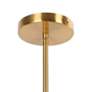 Zale 26"W Gold Metal 6-Light Adjustable Sputnik Chandelier