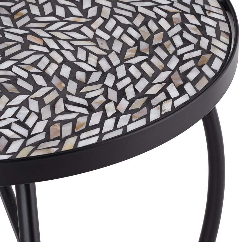 Image 3 Zaltana Mosaic Outdoor Accent Table more views
