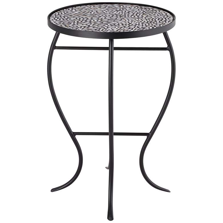Image 6 Zaltana Mosaic Outdoor Accent Table more views