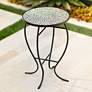 Zaltana Mosaic Outdoor Accent Tables Set of 2