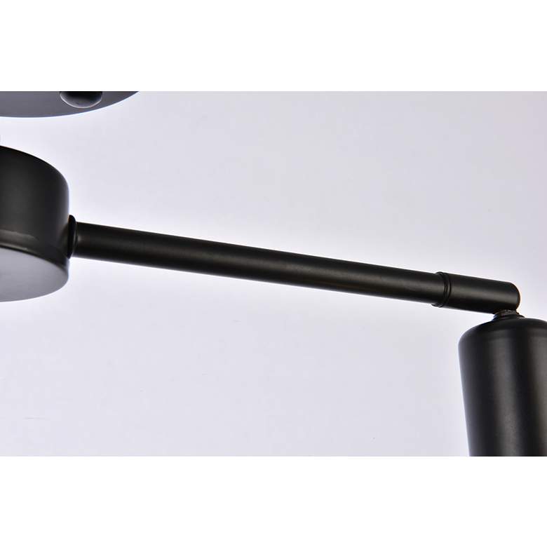 Image 6 Zane 2 Lts Black Flush Mount more views
