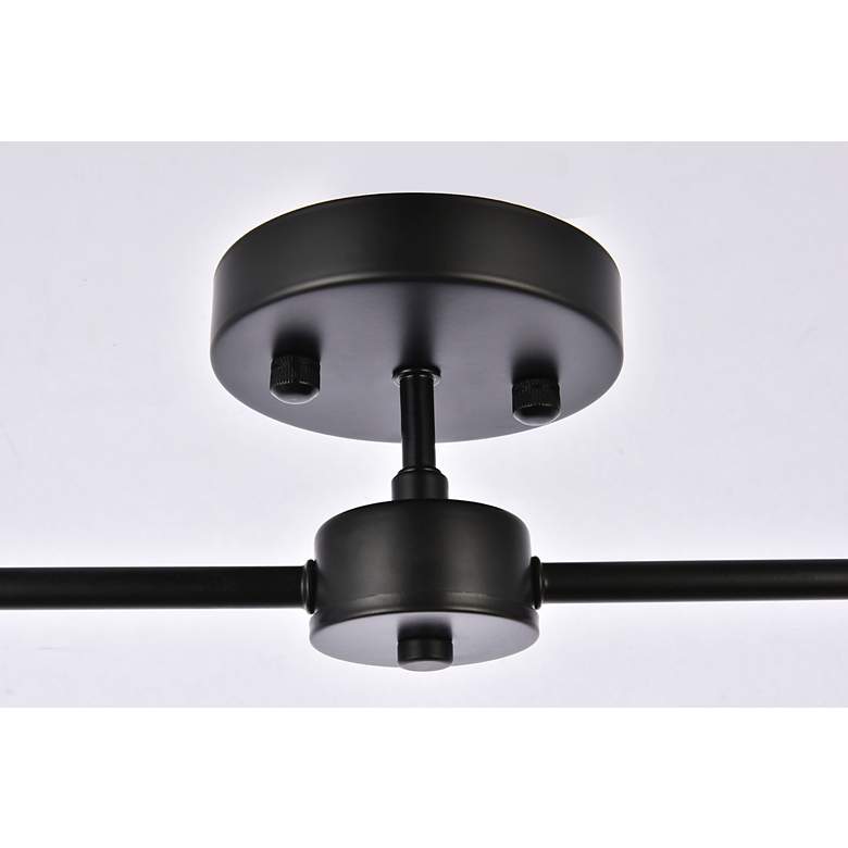 Image 7 Zane 2 Lts Black Flush Mount more views