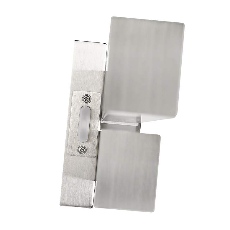 Image 7 Zane 25" Wide Brushed Nickel LED Bath Light more views