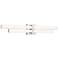 Zane 32" Wide Brushed Nickel 2-Light LED Vanity Bath Light