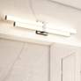 2_Zane 32" Wide Brushed Nickel 2-Light LED Vanity Bath Light